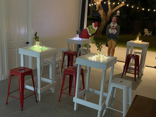 How to Style the Perfect Cocktail Party with Timber High Tables