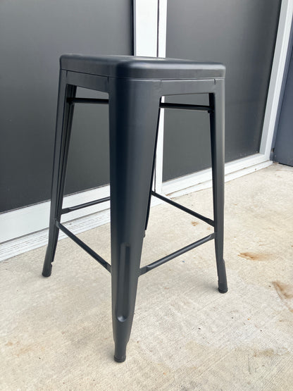 BLACK Metal Bar Stools