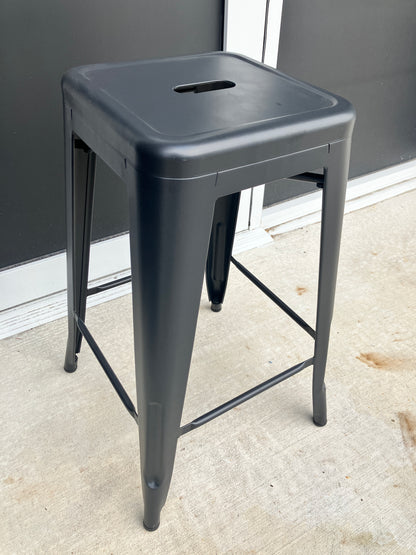 BLACK Metal Bar Stools