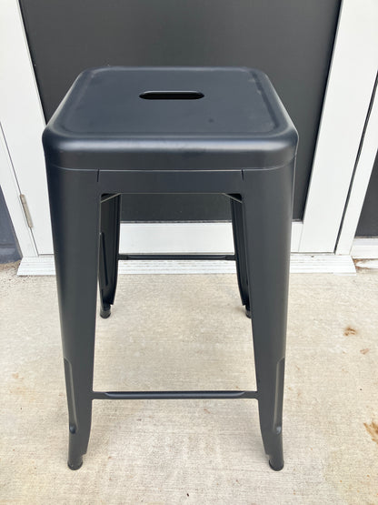 BLACK Metal Bar Stools